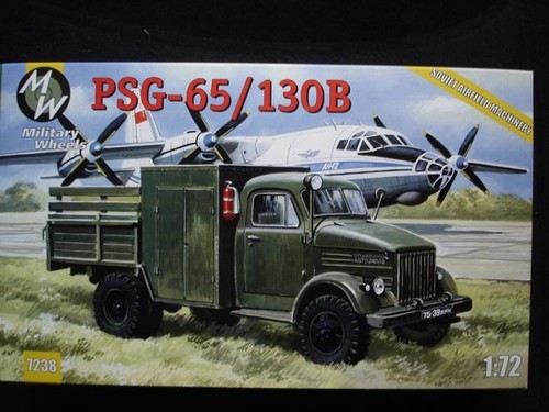 1/72 Soviet PSG-65/130 Fuel Pump Station Military Wheels 7238 Model Kit