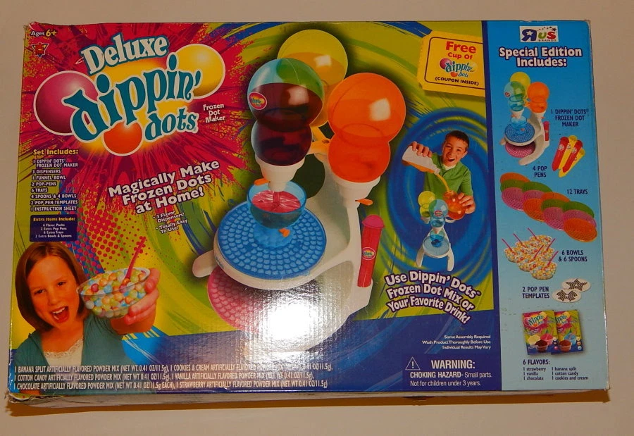 Dippin Dots Frozen Dot Maker in Opened Box Toys R Us Deluxe Set R14531