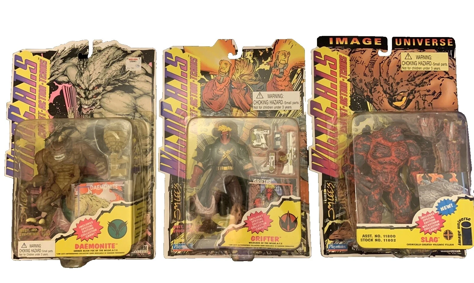 Figuras de acción de metal de Playmates Toys