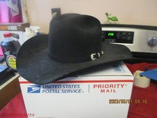 Stetson Oak Ridge 3X Premium Wool Felt Cowboy Hat Made in USA 7R BLACK