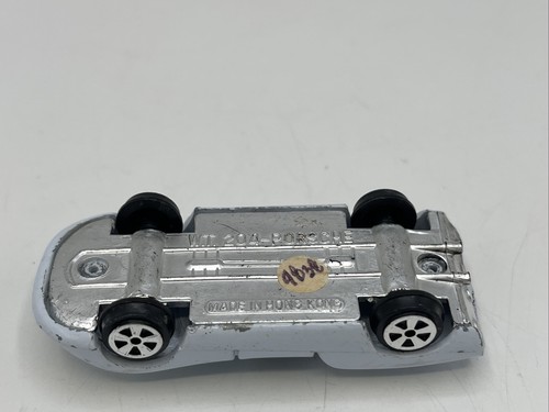 VINTAGE TINTOYS WHITE PORSCHE 910 WT 204 Diecast 1:60 TIN TOYS - Picture 5 of 5
