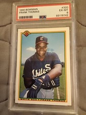 1990 Bowman Frank Thomas #320 Graded PSA 6 Rookie Baseball Card RC