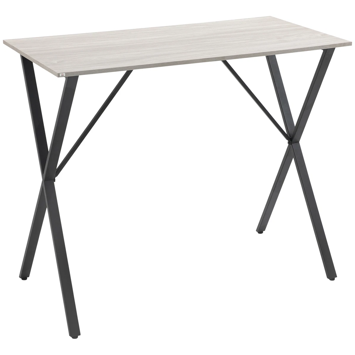 HOMCOM 120 cm Rectangular Breakfast Bar Table for 4 People Steel