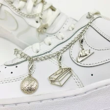 New Shoes Chain/Chain Nike Lucky Charms Air Force 1 Silver