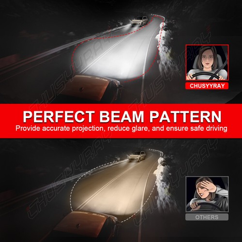 4x 9005 9006 LED Combo Headlight Bulbs High Low Beam Kit Extremely White - Picture 11 of 11
