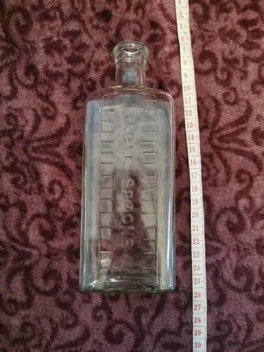 Vintage Glass Chemist's Apothecary Bottle Tablespoon Measure - Picture 11 of 17