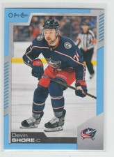 20/21 OPC Columbus Blue Jackets Devin Shore Blue Border card #252