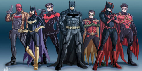 Batman And Company - CANVAS OR PRINT WALL ART - Picture 2 of 2