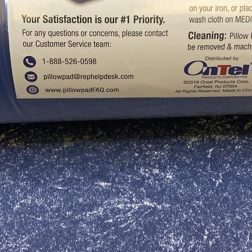 Ontel Pillow Pad Tablet Stand - Multi-Angle - Soft  - Blue - Picture 5 of 6