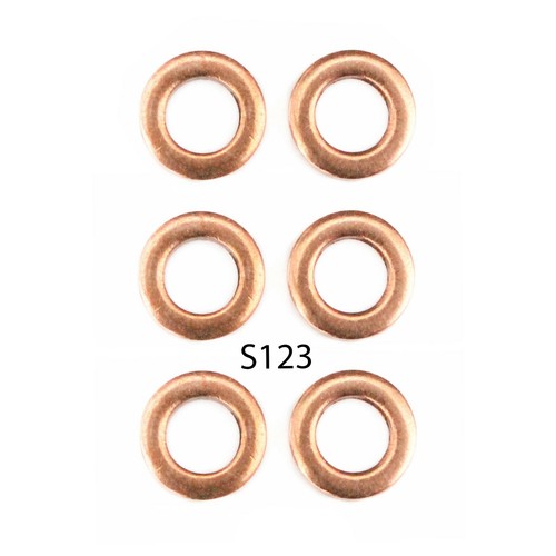 For Audi A6 C5 2.5 TDI Diesel Injector Copper Base Washers / Seals Set of 6