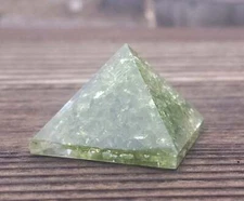 SMALL (25-30mm) PERIDOT ORGONE GEMSTONE PYRAMID ORGONITE