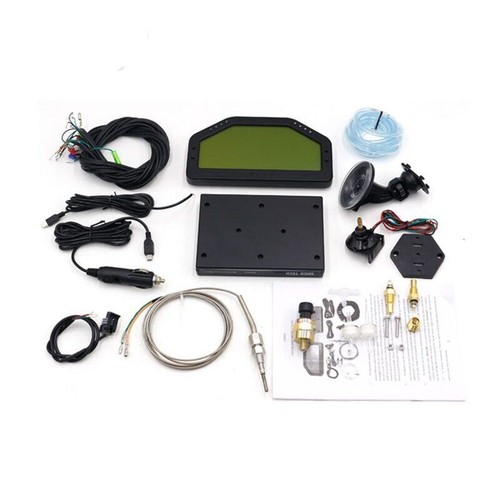 1x Medidor de pantalla LCD digital para tablero de carreras de autos Bluetooth conjunto completo de sensores DO904 - Imagen 3 de 8