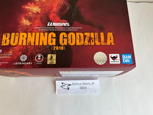BANDAI Tamashii Limited S.H.MonsterArts Burning Godzilla 2019 Figure New Japan - Picture 3 of 14