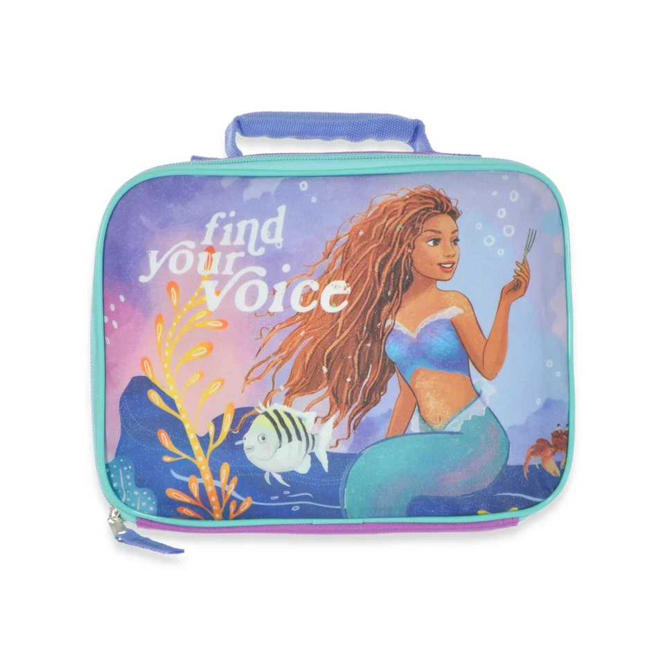 Mochila Disney La Sirenita 16" Niñas con Fiambrera Foto 3 de 4