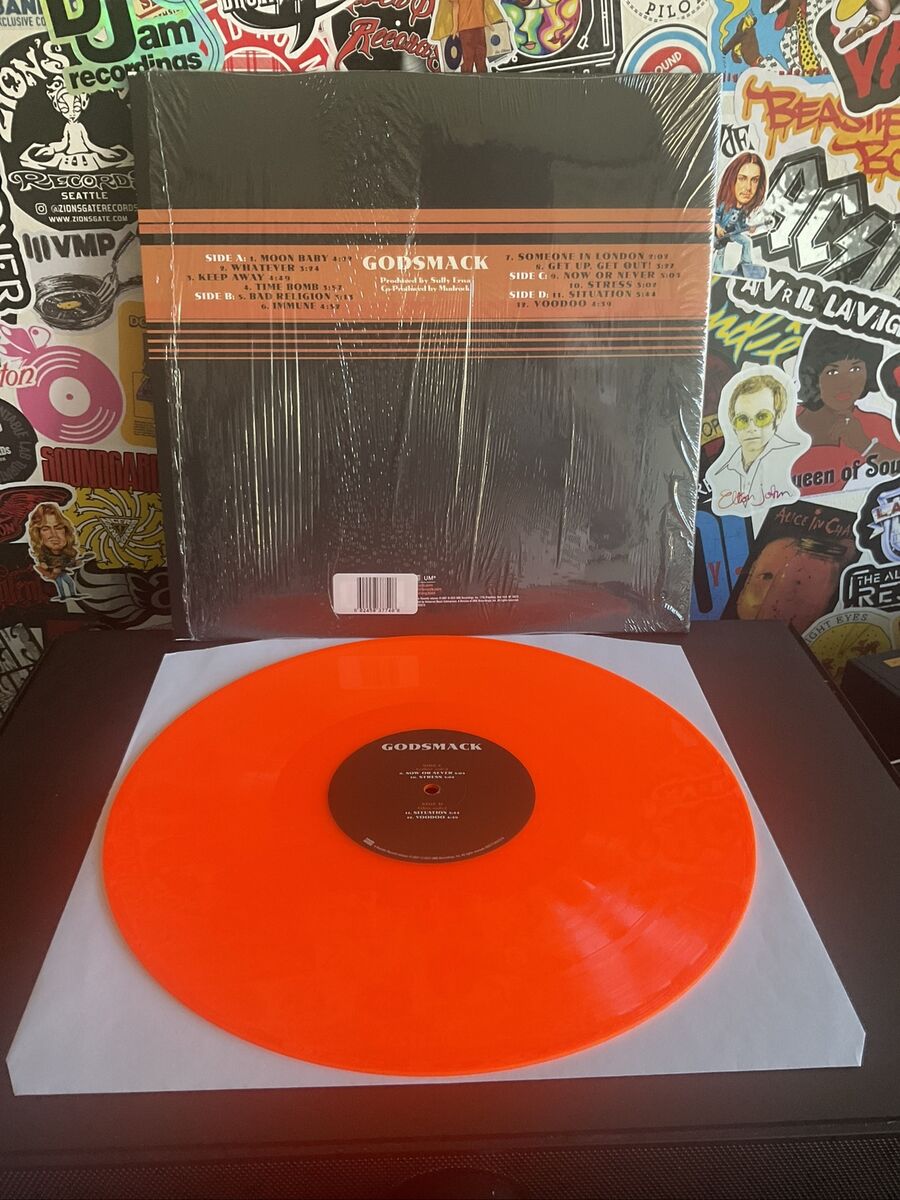 GODSMACK Self Titled 2LP VG++ ORANGE VINYL 25TH ANNIVERSARY GODSMACK Self Titled 2LP VG++ ORANGE VINYL 25TH ANNIVERSARY