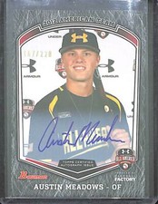 2012 Bowman Under Armour All American Team Autograph #UA-AM Austin Meadows