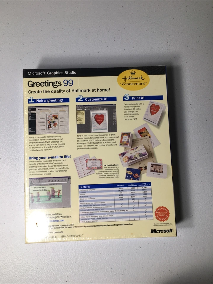 Microsoft Graphics Studio Greets 99 CD ROM - Image 2 of 4
