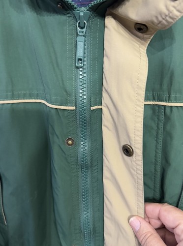 Equine Riding Jacket Women’s XS Green & Tan Chore Coat Equestrian Riding Horses - Picture 9 of 15