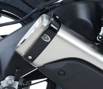 R&G Racing Black Exhaust Protector EP0010BK - Image 3 of 4