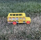 Vintage Fisher Price Little People School Bus 192