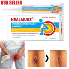 Hemorrhoids Remove Ointment Herbal Cream Relief Piles Pain Reduce Itching Cream