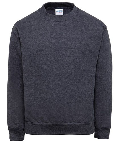 Personalised Custom Gildan Heavy Blend Youth Crew Neck Sweatshirt Pullover GD56B - Picture 3 of 16