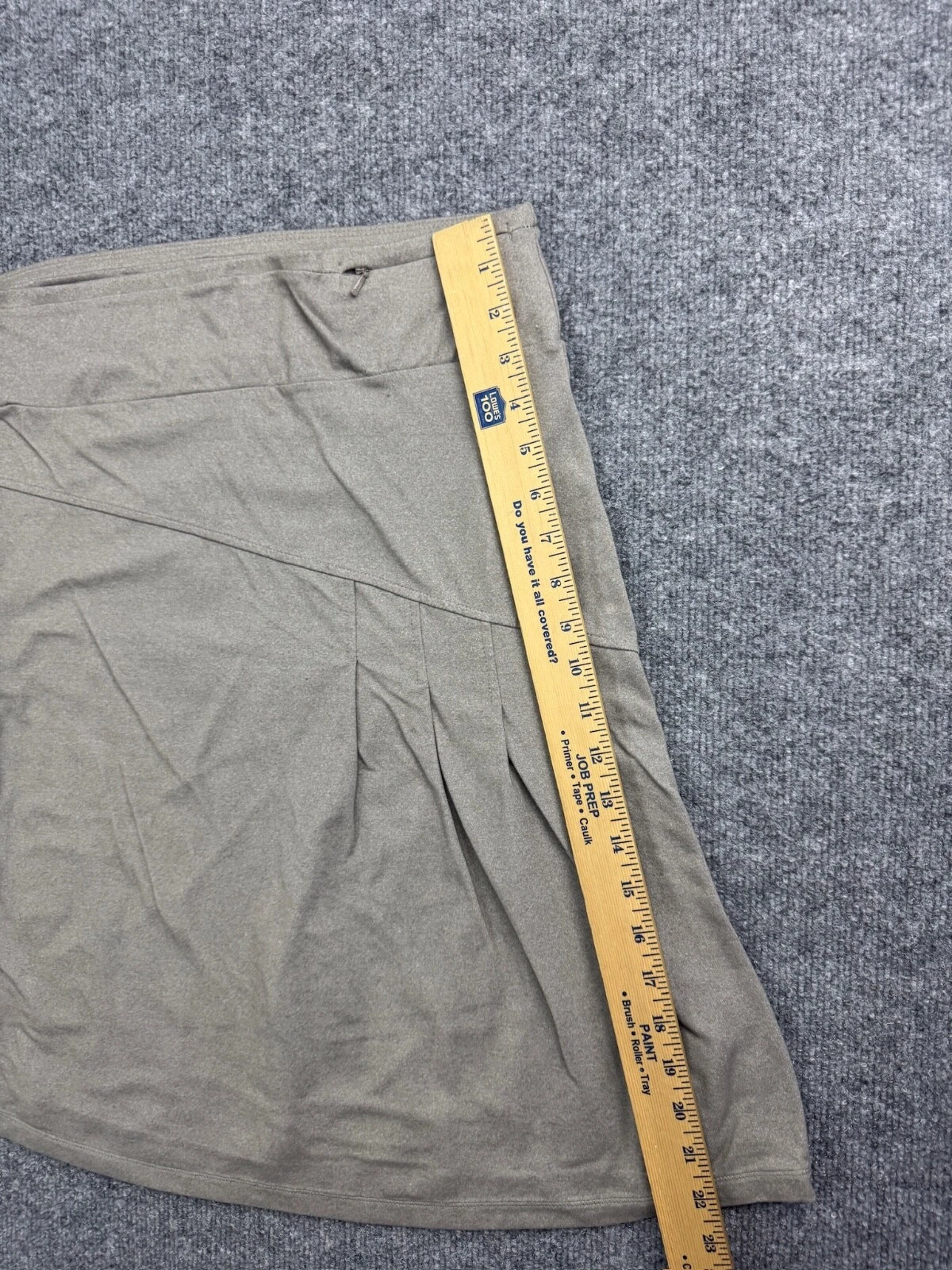 lole pull on pleated asymmetrical seam stretch pants