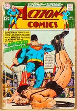 Action Comics #372 --1969--Silver age Poor quality -- intact very loved item--