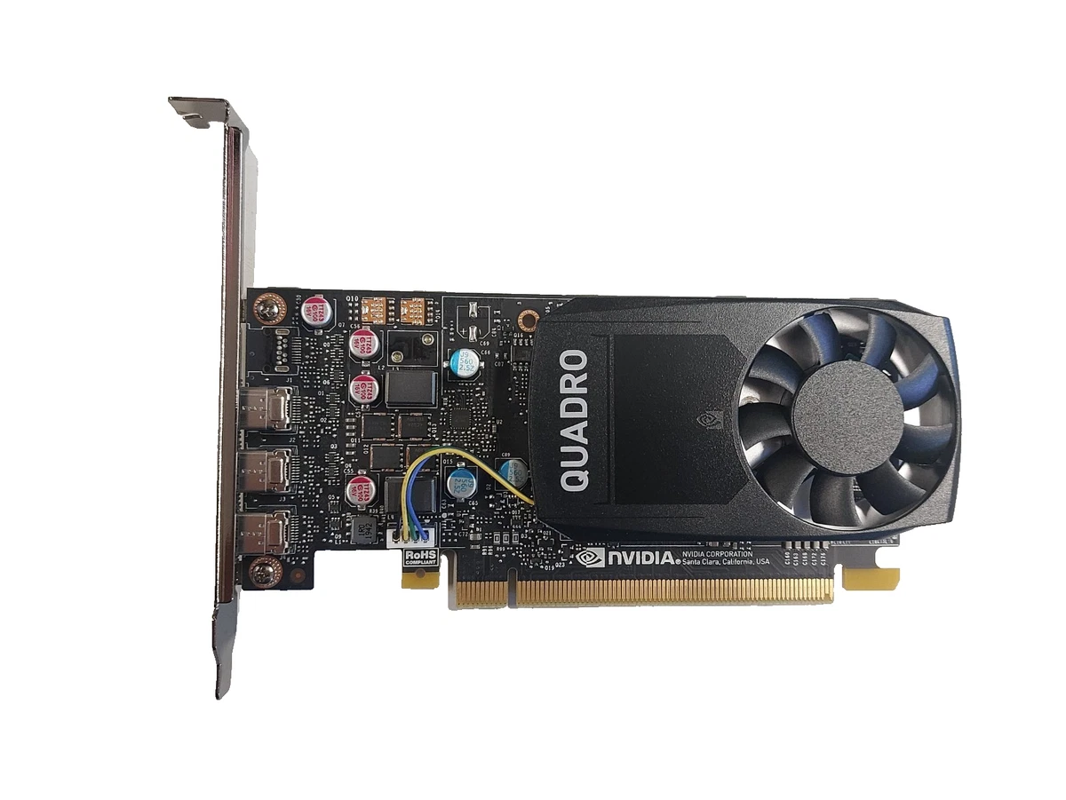 NVIDIA Quadro P400 2GB DDR5 3x MiniDP Blende 12 cm PCIe Refurbished
