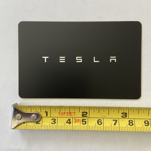 Tesla Cybertruck key card NFC smart keycard (2pc) bifold wallet PN: 1131087-21-K - Picture 9 of 24