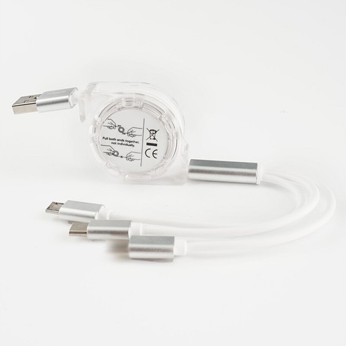 Cavo Di Ricarica Multi Usb Universale 3 In 1 Per Samsung E Tutti I Telefoni ▼ - Foto 9 di 22