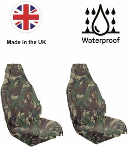04-12 The Urban Company Seat Covers Front Black Waterproof to fit Volvo V50 Estate