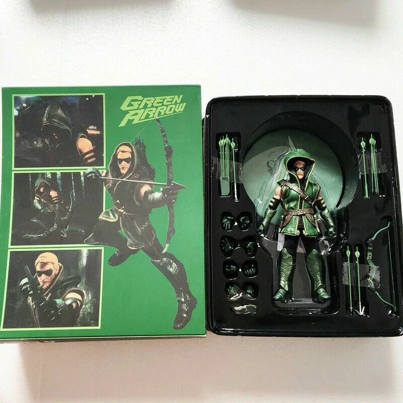 Nueva figura de acción Mezco One:12 Green Arrow DC Comics juguete de alta calidad con caja. Foto 4 de 4