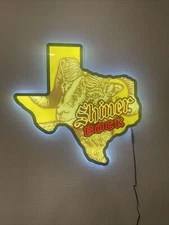 Shiner Bock Beer Ram Texas 3D LED 16"X15" Neon Light Sign Lamp Bar Club Decor