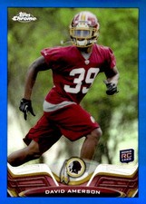 2013 Topps Chrome #66 David Amerson blue boarder RC