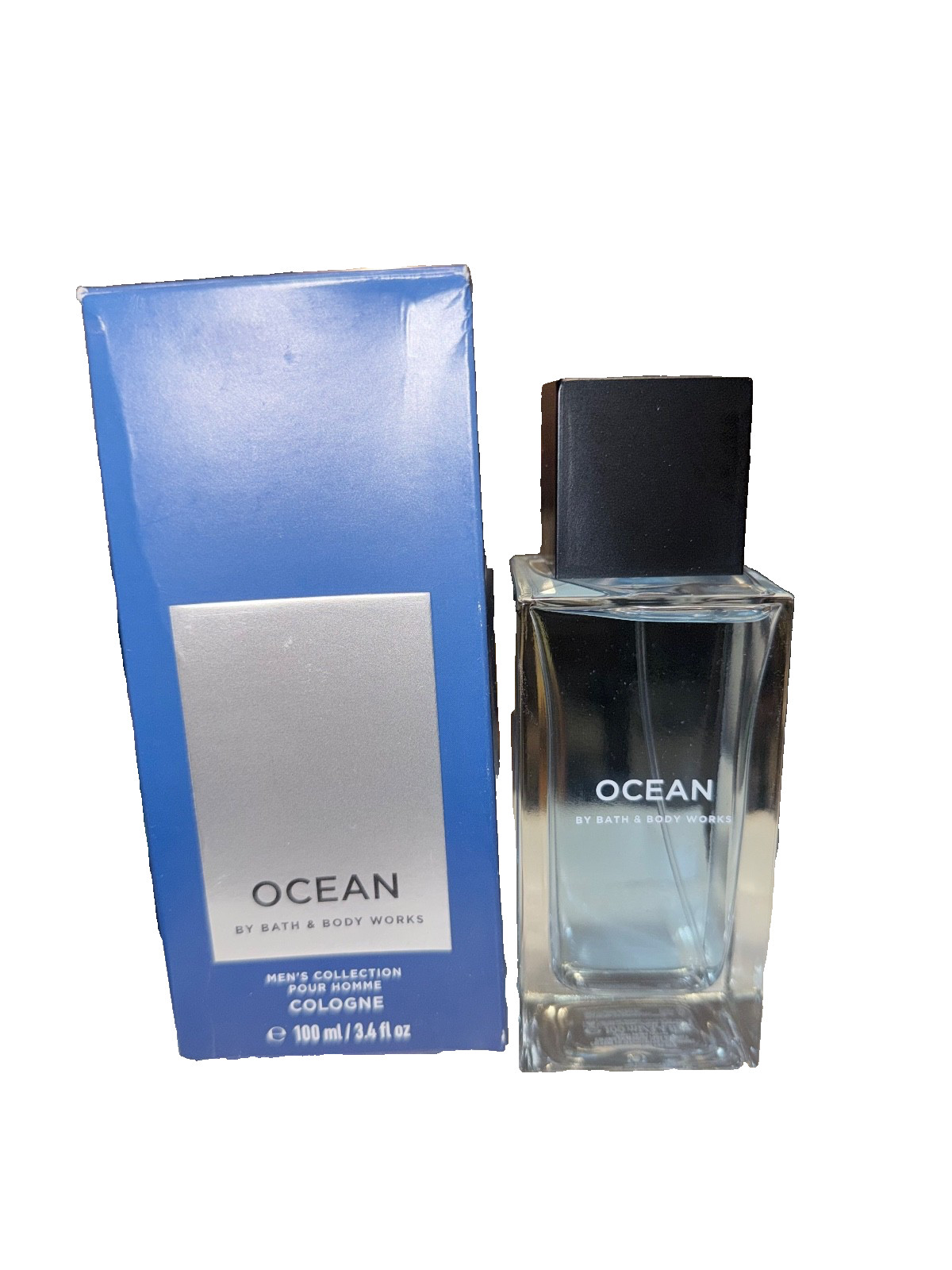 NEW IN BOX BATH & BODY WORKS MEN'S COLLECTION ORIGINAL~ OCEAN COLOGNE ~ 3.4 OZ
