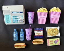 Lot of 12 AMERICAN GIRL AG Doll Concession Stand Replacements as Shown 2008