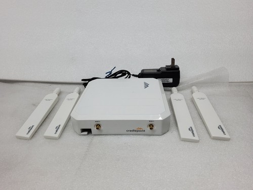 Cradlepoint W1850-5GB 5G Wideband Router S5A032A With Antennas & Adapter