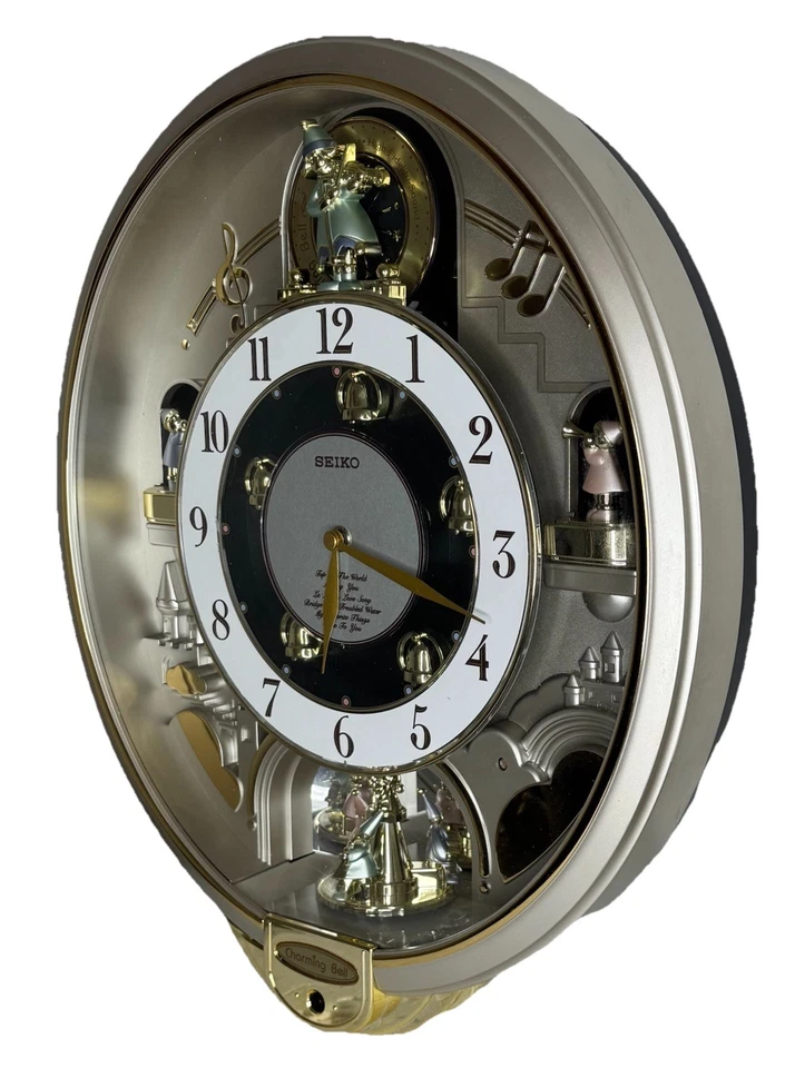 Reloj Campana Seiko Melodies In Motion Encantador QXM109SRH Edición Coleccionista Foto 2 de 4