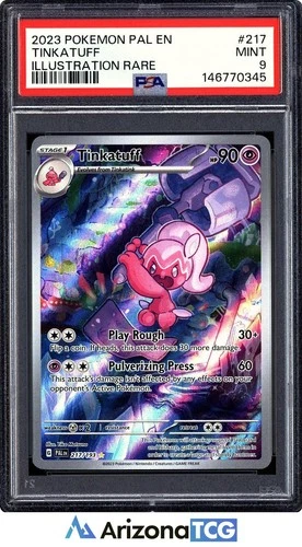 Pokemon 2023 Tinkatuff 217/193 Illustration Rare Paldea Evolved PSA 9
