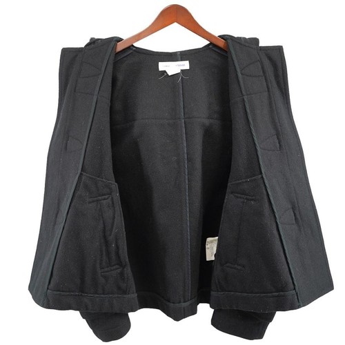 Comme des Garcons Wool Short Duffle Coat Black Size M Used - Picture 4 of 8