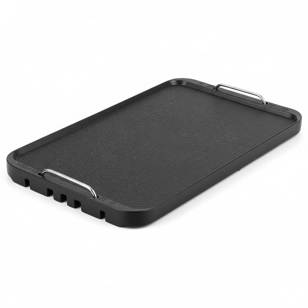 Stove Top Griddle Pan, 14.96" x 8.66" Aluminum Non-stick Grill & Griddle Pan ...