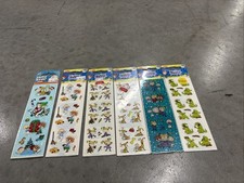 Rare 1997 Rugrats SandyLion Nickelodeon Stickers Glow In The Dark Holographic