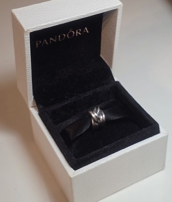  Original PANDORA Zopf Charm Schlingen geflochtener Knoten Love Knot S925 ALE 