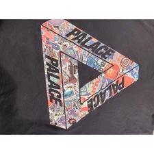 Palace Skateboards Tri-Ferg Collage Graphic T-Shirt Black XL Streetwear