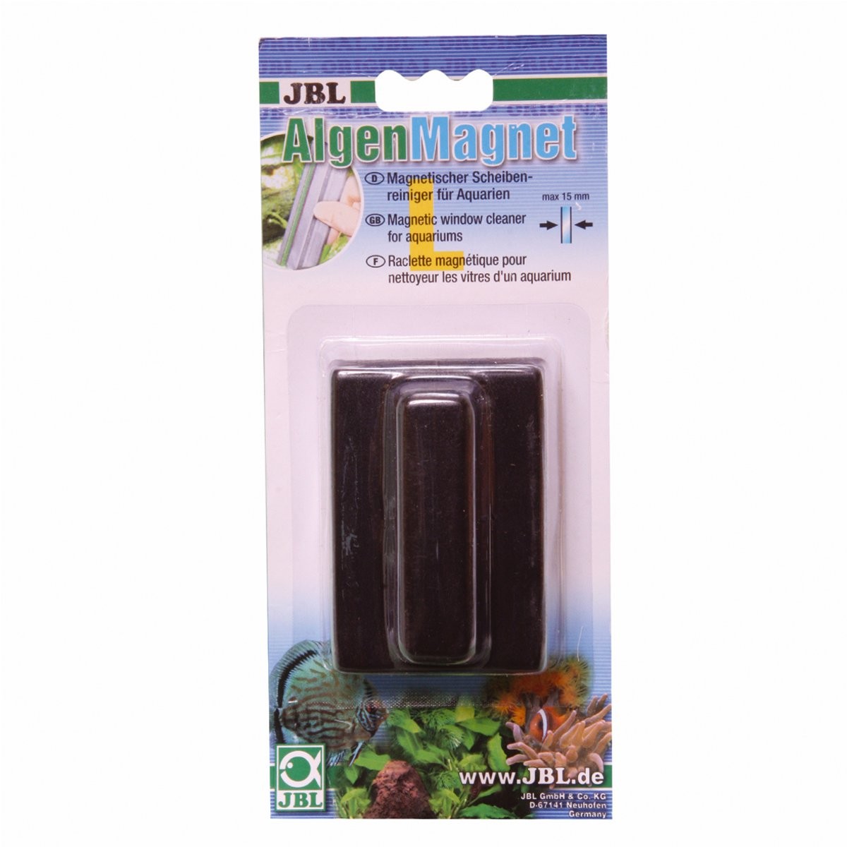 JBL magnete alghe L - pulitore vetri acquario magnete pulizia alghe cura