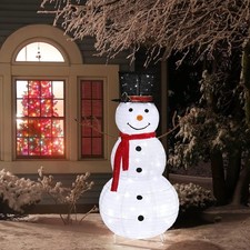 Metal Snowman Seasonal Yard Décor for sale - eBay