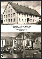 Merklingen / Alb, Gasthof zum Ochsen, Ansichtskarte 