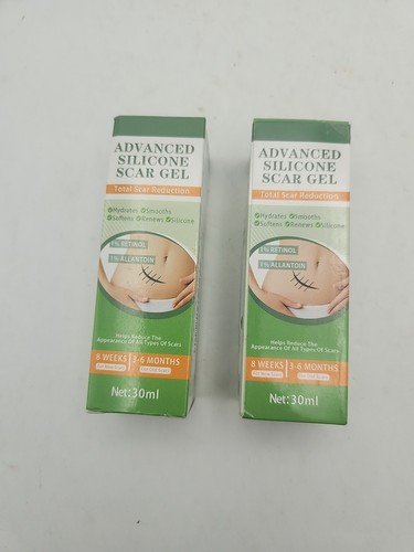 2 Gel Cicatrici Silicone Avanzato. Riduzione Cicatrice Totale.Nuova 30 ml - Foto 1 di 4