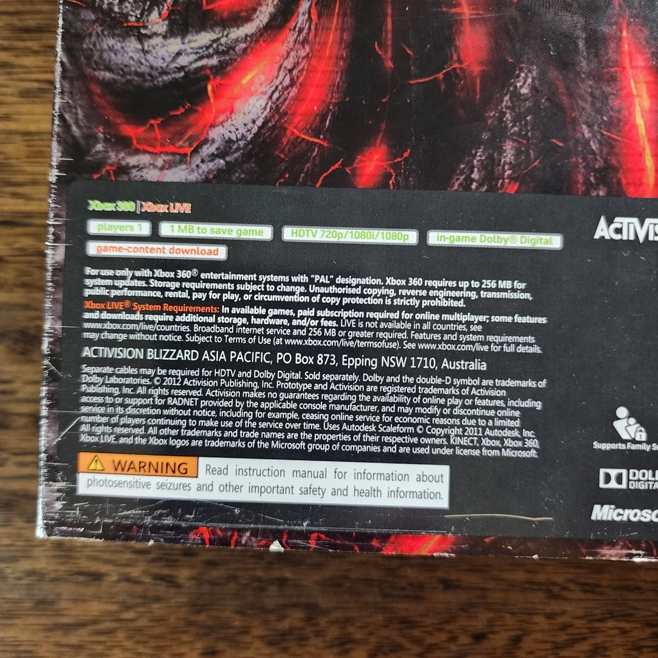 Prototype 2 Blackwatch Collector's Edition Xbox 360 PAL Complete  - Image 3 of 4